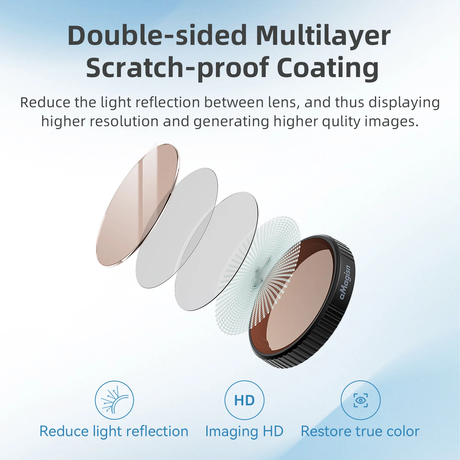 Lens Filter Set for DJI Osmo Action 5 Pro/Action 4/3 Camera Filter UV CPL ND8/16/32/64 Optical Glass Polarizer Filters Accessory thumbnail 3