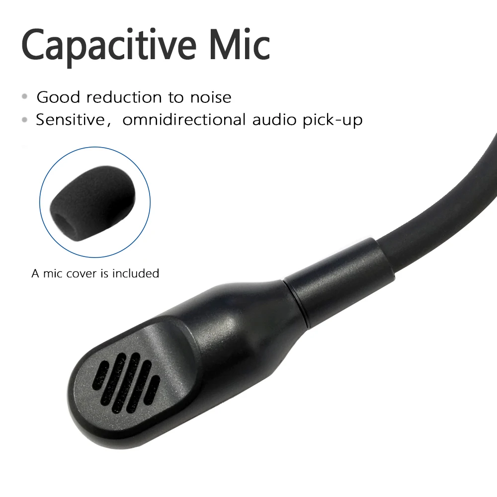 3.5MM Detachable Gaming Headset Microphone Gaming Headphone Repair Accessory Mic for Razer Barracuda X Wireless Multi-Platform thumbnail 5