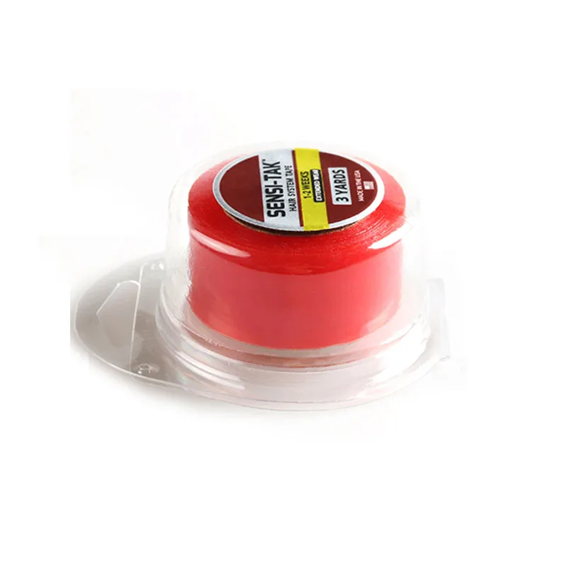 3yards*1inch(2.54cm) Lace Wig Tape Red Double Sided Adhesive Tape For Hair Tape Extension/Toupee/Lace Wig thumbnail 4