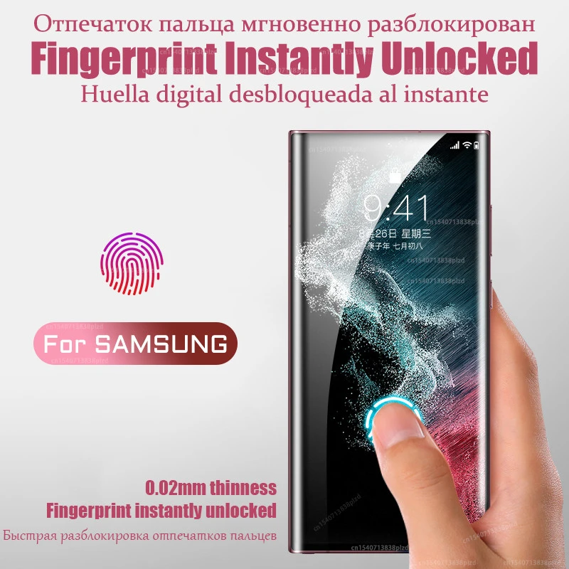 HD Hydrogel Film For Samsung Galaxy S26 S25 S24 S23 S22 S21 S20 Plus Ultra Full Cover Screen Protector A55 A35 A16 Note 20 10 5G thumbnail 2