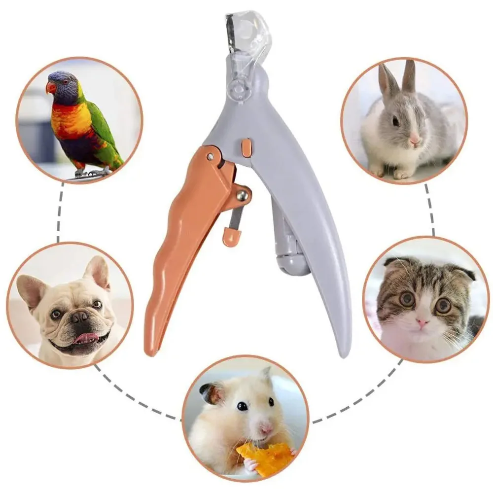 Professional Pet Nail Clipper Scissors With LED Light Cat Dog Nail Clipper Tool Scissors Nail Toeclaw Cutter Scissors Pet Supply thumbnail 2