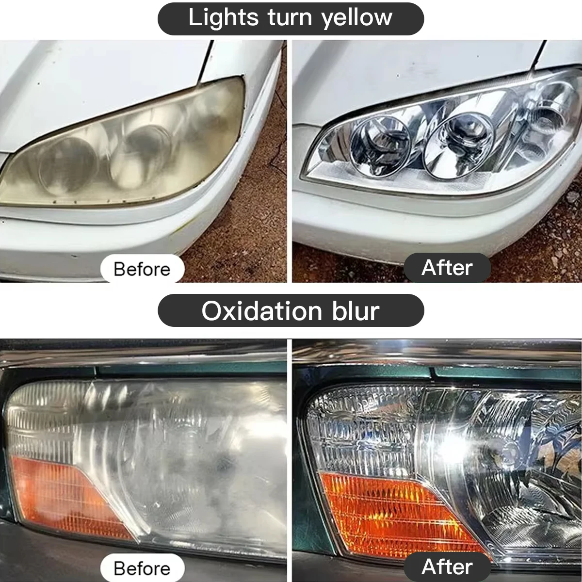 Car Headlight Liquid Polymer Polisher Light Restoration Besteam Headlamp Scratch Remover Repair Cleaning Auto Part RG316 thumbnail 4