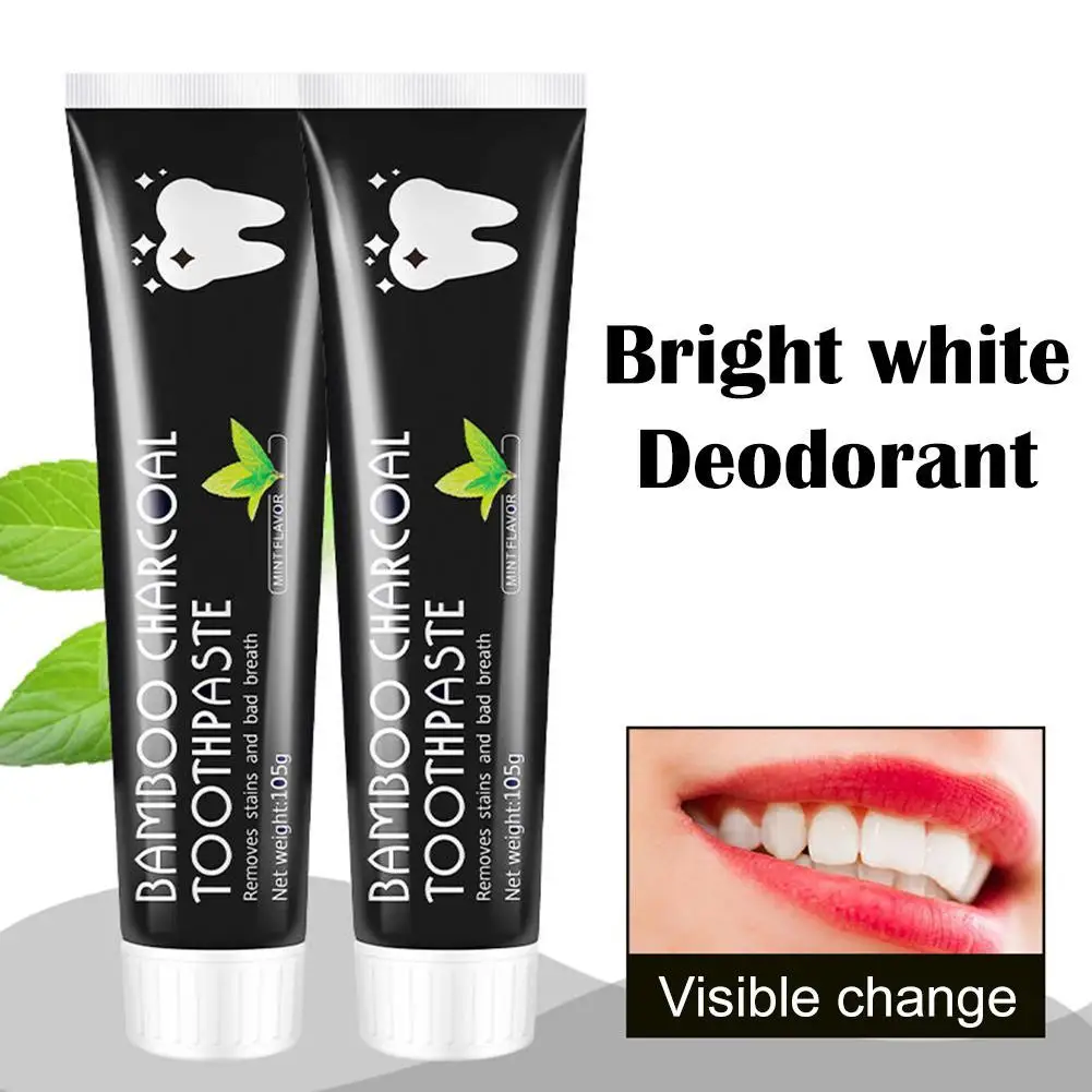 Bamboo Charcoal Toothpaste Whitening Teeth Activated Carbon Removing Yellow Teeth Deep Cleaning Tooth Oral Fresh Health Care thumbnail 5
