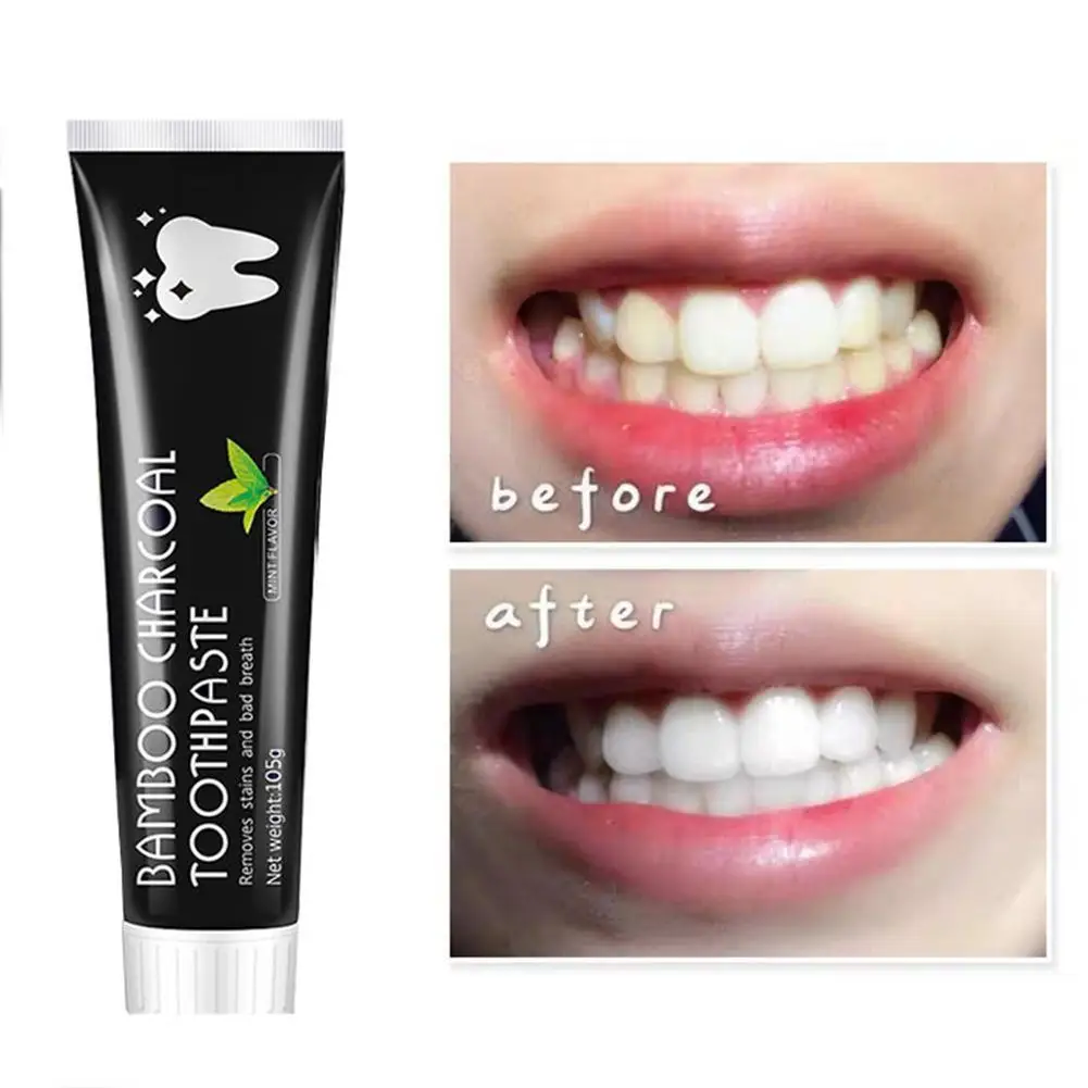 Bamboo Charcoal Toothpaste Whitening Teeth Activated Carbon Removing Yellow Teeth Deep Cleaning Tooth Oral Fresh Health Care thumbnail 6