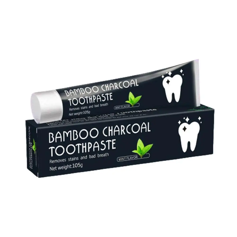 Bamboo Charcoal Toothpaste Whitening Teeth Activated Carbon Removing Yellow Teeth Deep Cleaning Tooth Oral Fresh Health Care thumbnail 2