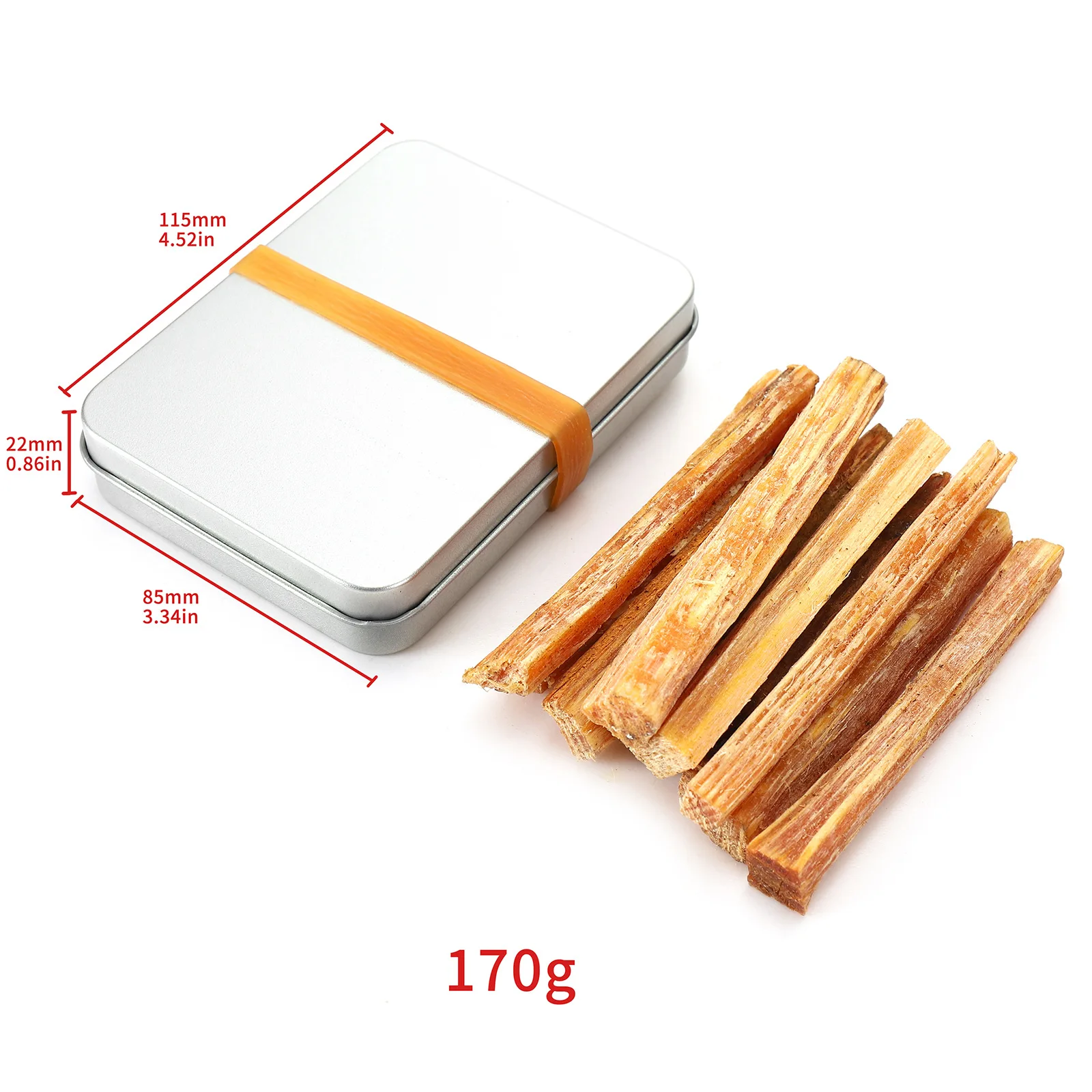 Fatwood Sticks Kit with Box Hand Cut For DIY Crafts Gifts Wrapping Decor Survival Kit thumbnail 6
