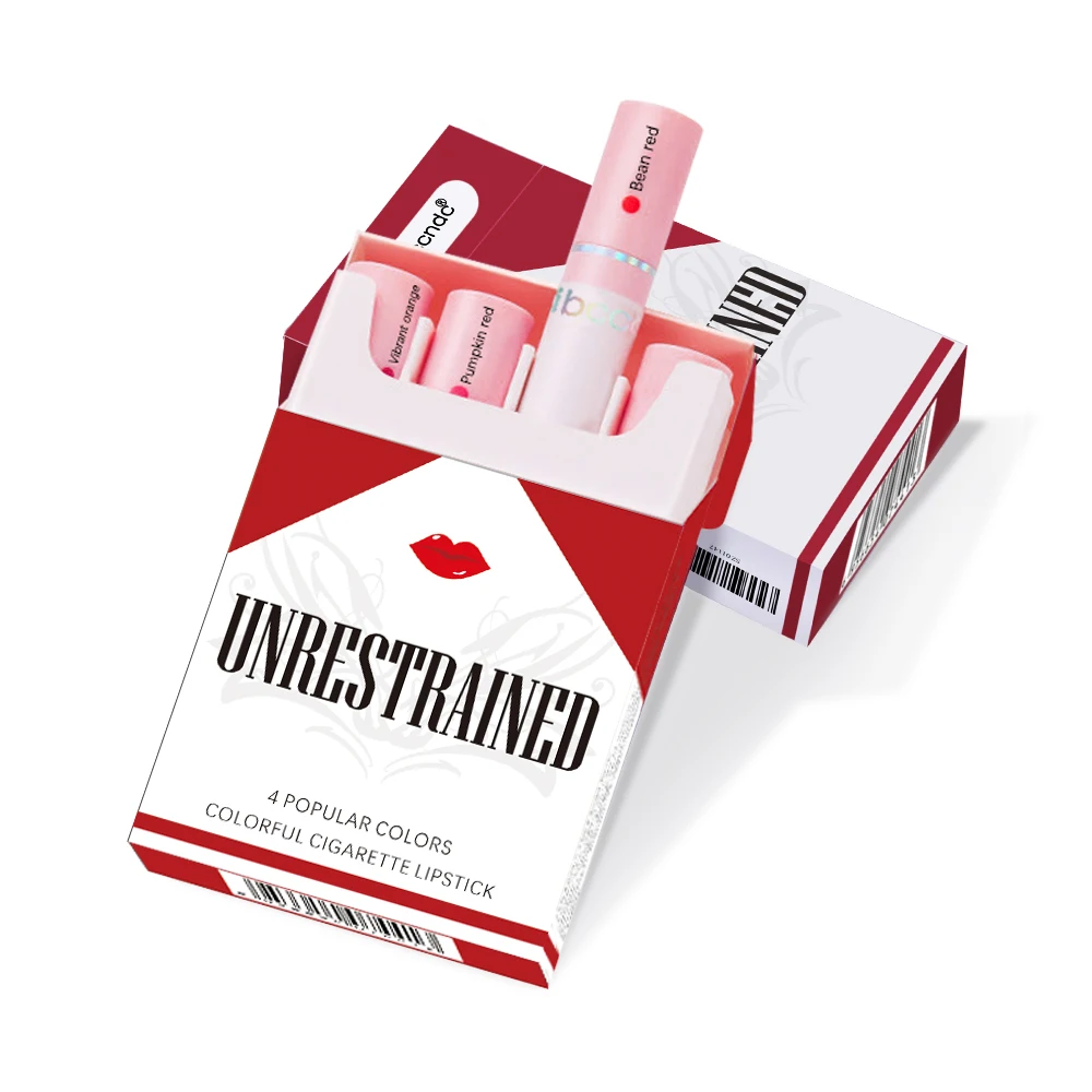 4-Lasting Stick Waterproof Lip Set - Long-Lasting Matte Lipstick with Transparent Finish - Perfect Valentine's Day Gift for Her thumbnail 4