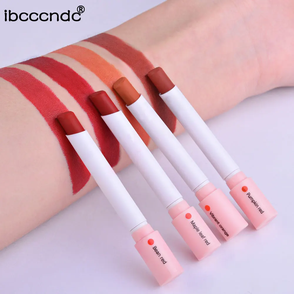 4-Lasting Stick Waterproof Lip Set - Long-Lasting Matte Lipstick with Transparent Finish - Perfect Valentine's Day Gift for Her thumbnail 5