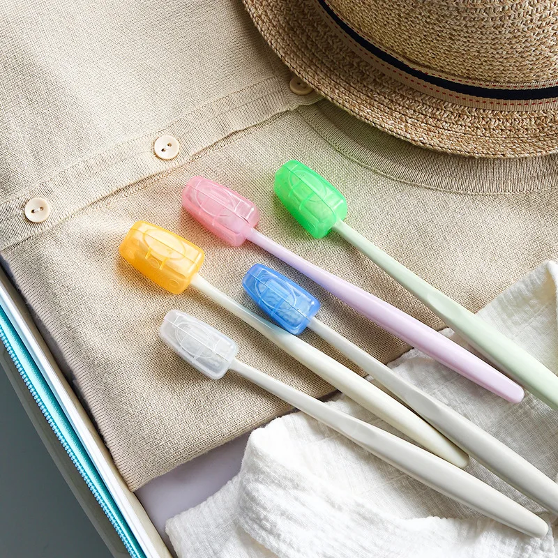 5/10pcs Household Toothbrush Storage Clip Portable Travel Toothbrush Dust Protective Cap Storage Box  Toothbrush Head Case thumbnail 5