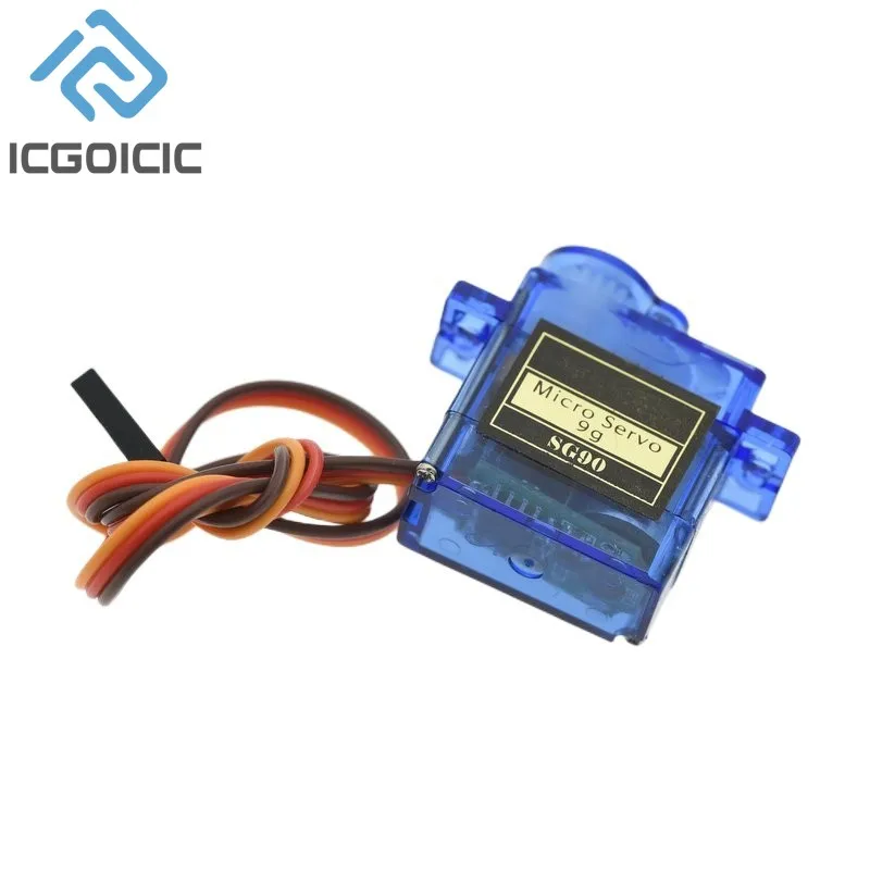 1PCS SG90 9G Micro Servo Servo Motor for RC Planes Robot Arm 180°/360° Fixed-Wing Servo Motor Control for Airplane Helicopter thumbnail 5