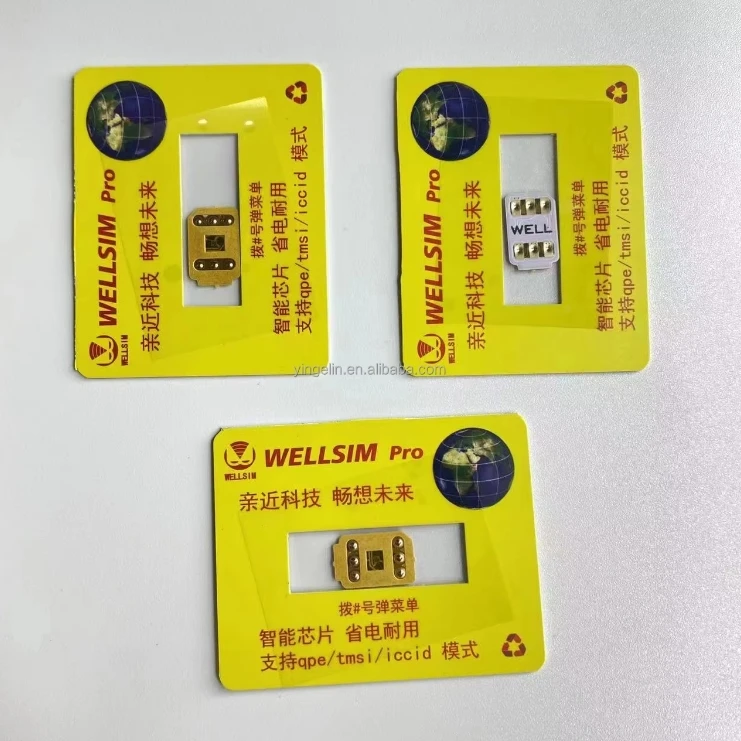 2025 Newest Well Sim pro card With QPE for 6S/SE/7/8/X/XR/XSM/11/12PM/13/14PM/15 series and 16 series thumbnail 2