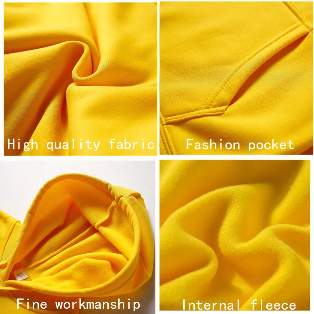 New Fashion Men's Women's Hoodies Spring Autumn Winter Casual Hoodies Sweatshirts Men Tops Solid Color Hoodie Sweatshirt Male thumbnail 5