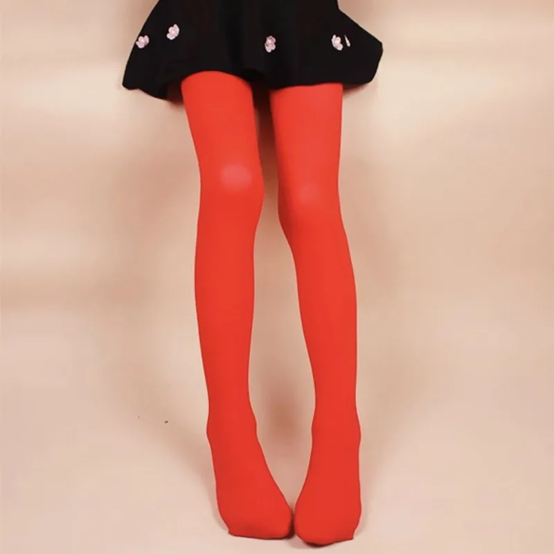 3-12Y Kids tights Student Girls Solid color Ballet Dance Tights toddler Children Bottoming Pantyhose High elasticity Stockings thumbnail 5