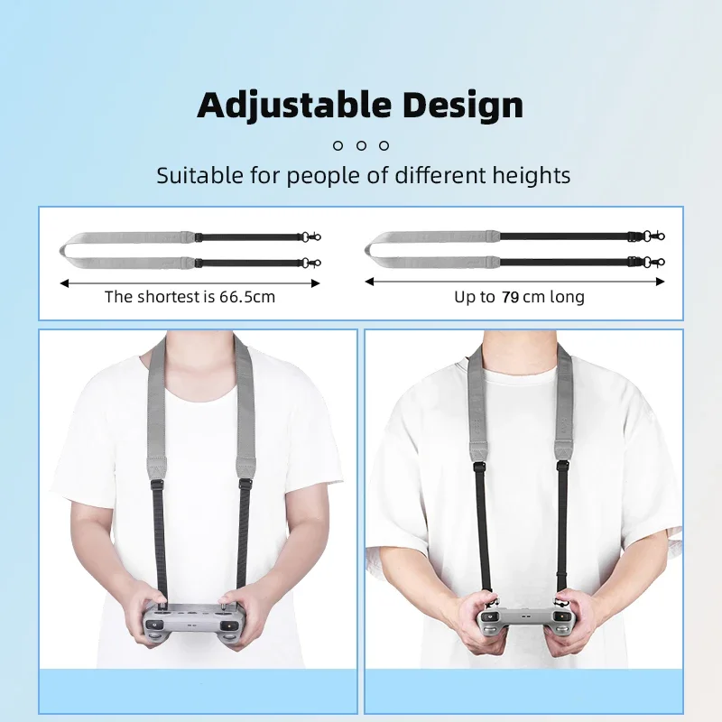 PU Lanyard for DJI RC 2/RC/RC PRO Remote Controller Neck Strap for DJI Flip/Air 3S/AIR3/Mavic 3 PRO/Mavic 3/Mini 4 3 PRO Drone thumbnail 6