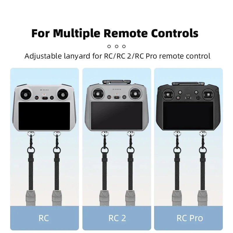 PU Lanyard for DJI RC 2/RC/RC PRO Remote Controller Neck Strap for DJI Flip/Air 3S/AIR3/Mavic 3 PRO/Mavic 3/Mini 4 3 PRO Drone thumbnail 2