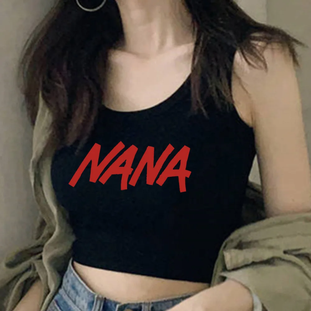Y2k Nana Osaki Graphic T Shirts Casual Harajuku Streetwear Japanese Clothes Fashion Rock Punk Sleeveless Tanks Camis thumbnail 5