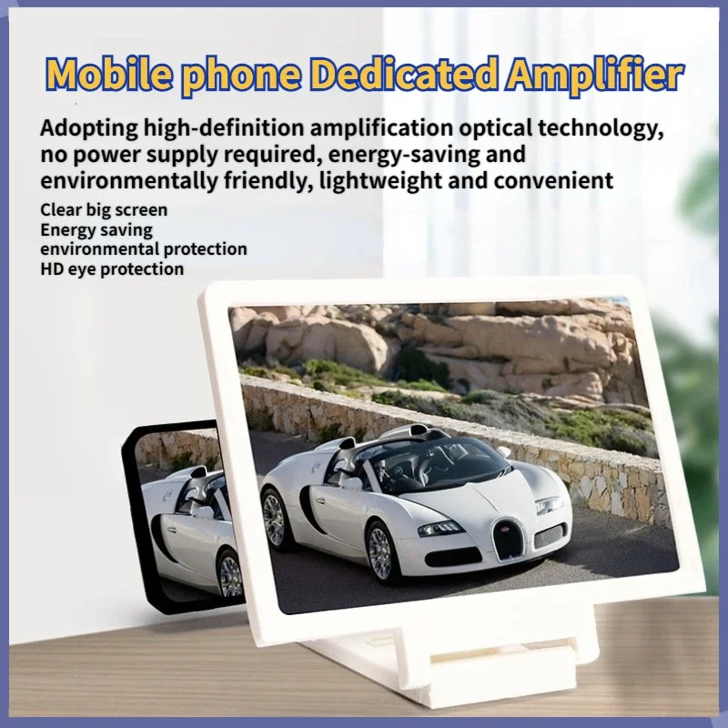 3D New Mobile Phone Screen Magnifier Universal Portable Foldable Curved Enlarged Magnifier Smartphone Ampliador Accessories thumbnail 2