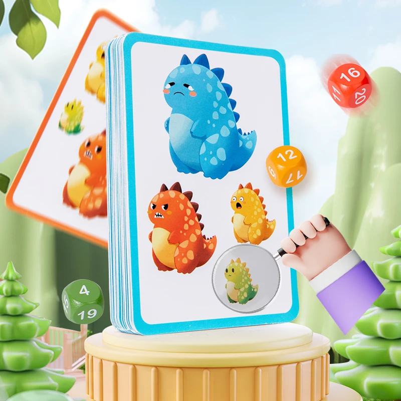 New Wooden Animal Joy Race Games Board Puzzles Montessori Educational Toy Cognitive Ability Learning Toys For Children thumbnail 2