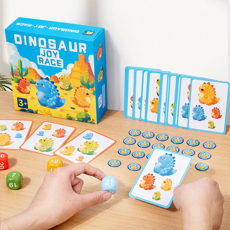 New Wooden Animal Joy Race Games Board Puzzles Montessori Educational Toy Cognitive Ability Learning Toys For Children thumbnail 5