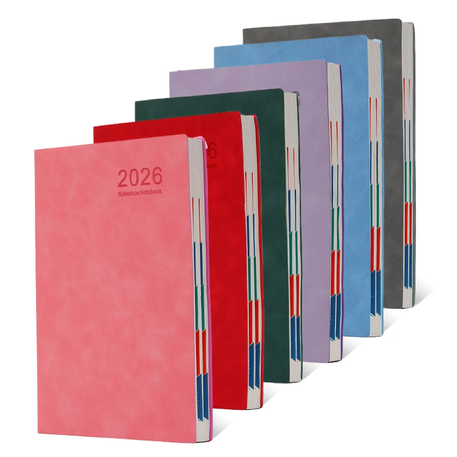 365-Day 2026 Portable A5 Pocket Planner Pu Cover Daily Weekly Schedule Notebook Calendar Journal School Office Supplies Agenda thumbnail 3