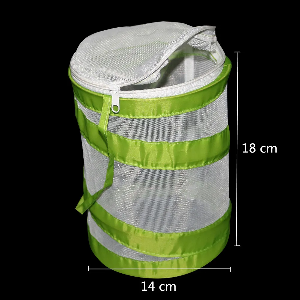 1 Pc Folding Insect Mesh Cage Insect-proof Breeding Feeding Container Catching Cage Butterfly Dragonfly Breathable Habitat Cage thumbnail 3