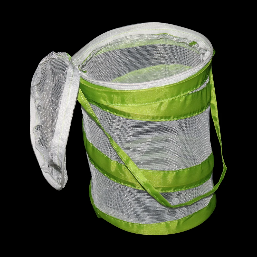 1 Pc Folding Insect Mesh Cage Insect-proof Breeding Feeding Container Catching Cage Butterfly Dragonfly Breathable Habitat Cage thumbnail 2