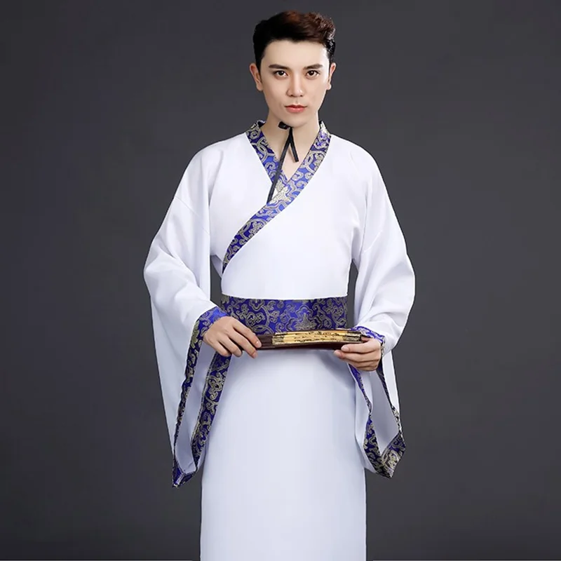 Fashion Ancient Costume Men's Hanfu Modern Cosplay Tang States Performance Man Vestidos Traditional Chinese Hanfu Men Clothing thumbnail 4