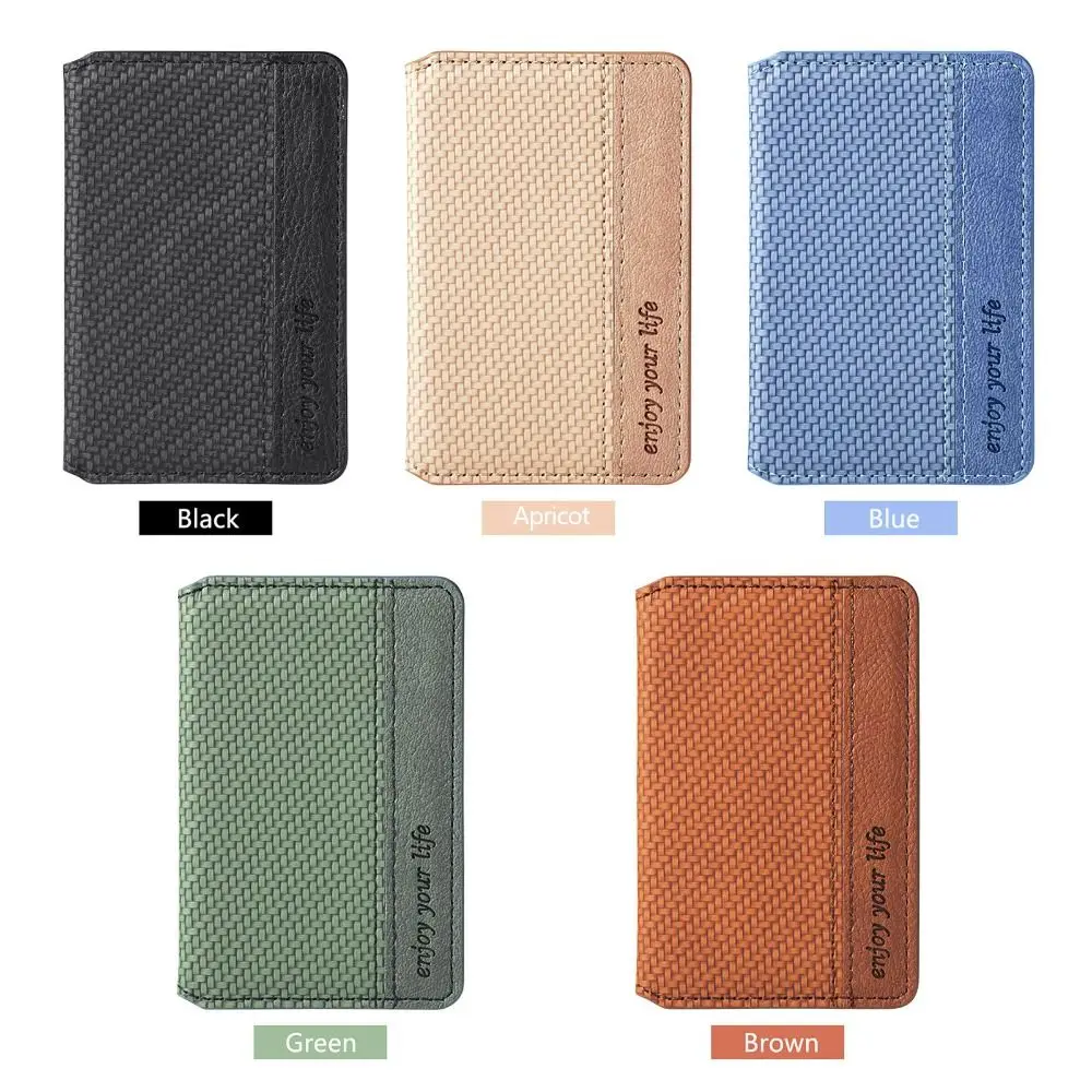 New Universal Phone Card Slot Multifunctional Leather Phone Holder Adhesive Creative Wallet Case Cell Phone thumbnail 5