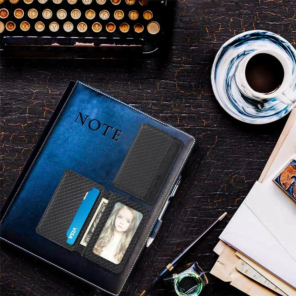 New Universal Phone Card Slot Multifunctional Leather Phone Holder Adhesive Creative Wallet Case Cell Phone thumbnail 3