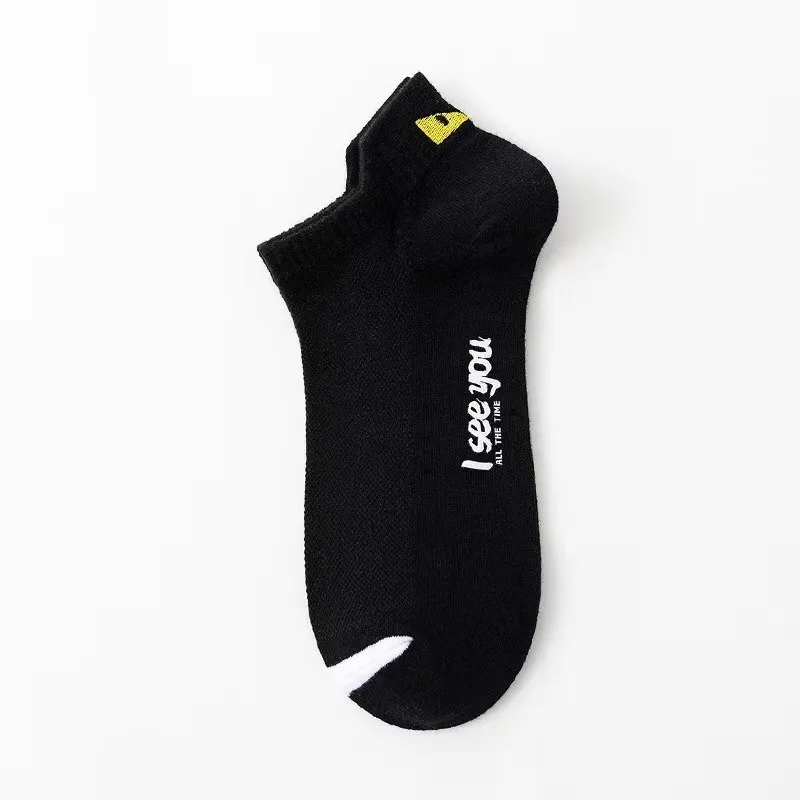 Man Short Socks Ankle Boat Breathable Casual Athletic Socks Women Summer Thin Low-Cut Male thumbnail 2
