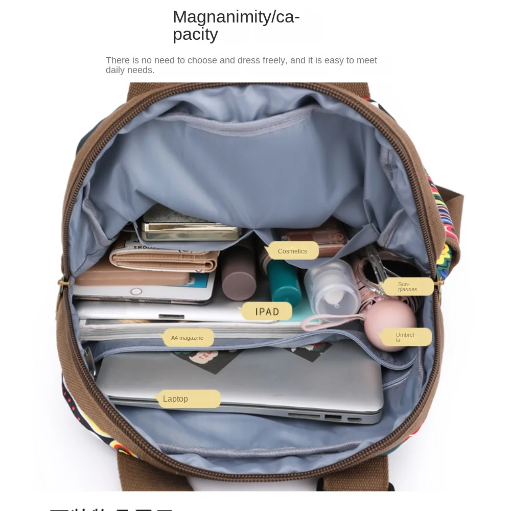 Big Anti-Theft Backpacks Soft Light Travel Bags Fashion Large Capacity Bookbag Women thumbnail 4