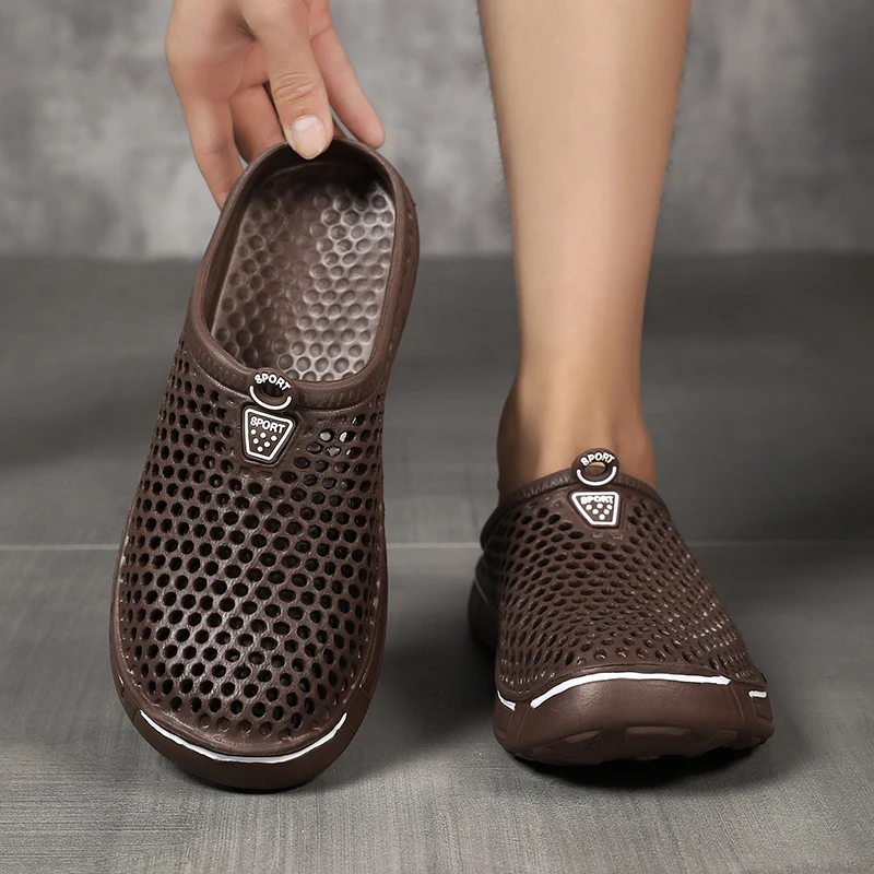 Women Hot Sale Brand Clogs Men Slippers Casual Shoes EVA Lightweight Sandles Unisex Colorful Shoes for Men Summer Beach thumbnail 5
