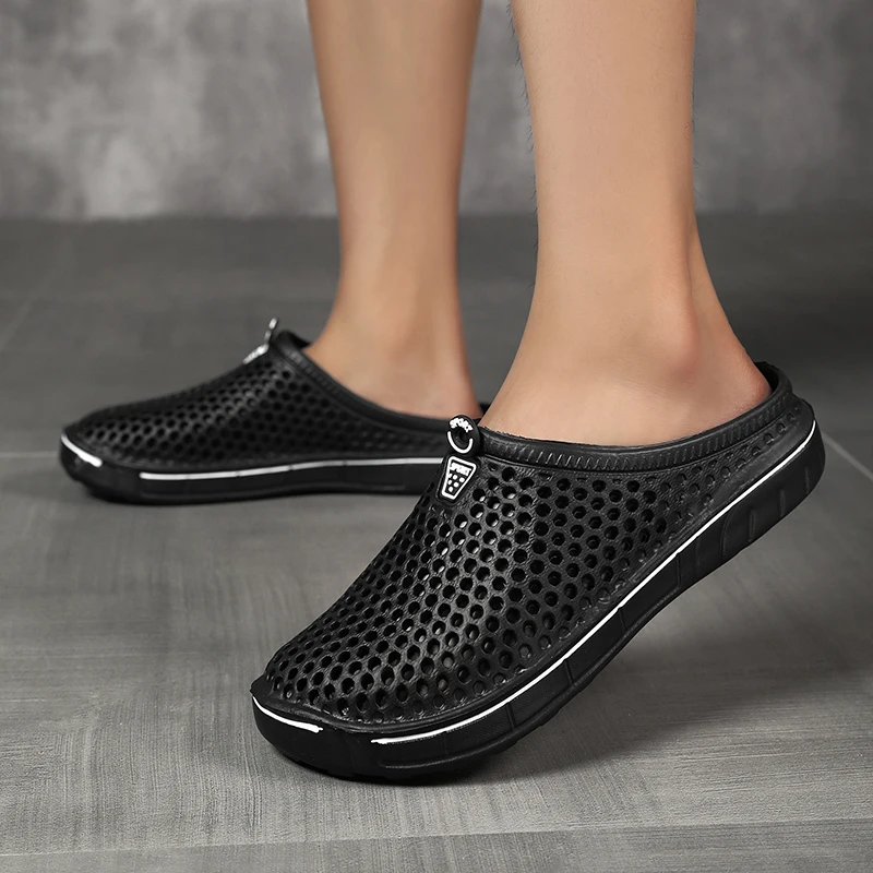 Women Hot Sale Brand Clogs Men Slippers Casual Shoes EVA Lightweight Sandles Unisex Colorful Shoes for Men Summer Beach thumbnail 2