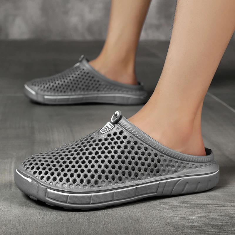 Women Hot Sale Brand Clogs Men Slippers Casual Shoes EVA Lightweight Sandles Unisex Colorful Shoes for Men Summer Beach thumbnail 6