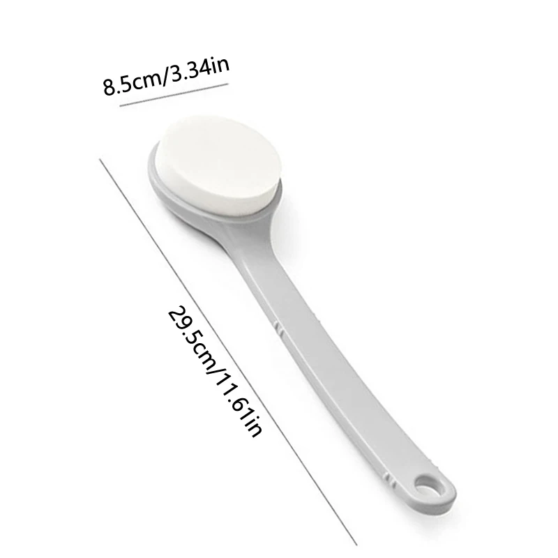Multi Function Lotion Sunscreen Ointment Applicator Long Handle Body Cleaner Shower Brush Back Massager Beauty Tool thumbnail 6