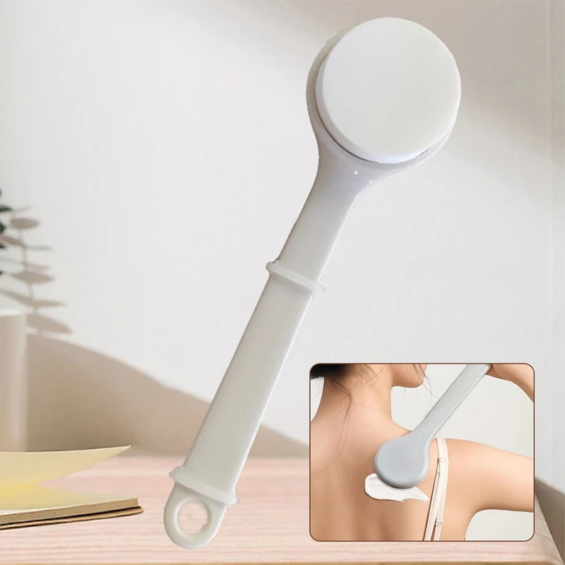 Multi Function Lotion Sunscreen Ointment Applicator Long Handle Body Cleaner Shower Brush Back Massager Beauty Tool thumbnail 5