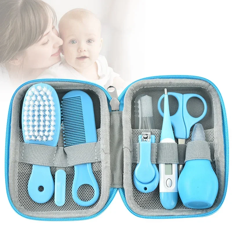 Mother and Baby Set, Children's Nail Clippers, Medicine Feeders, 6/8/9/20 Piece Set, Comb Brush, EVA Bag Care Set thumbnail 3