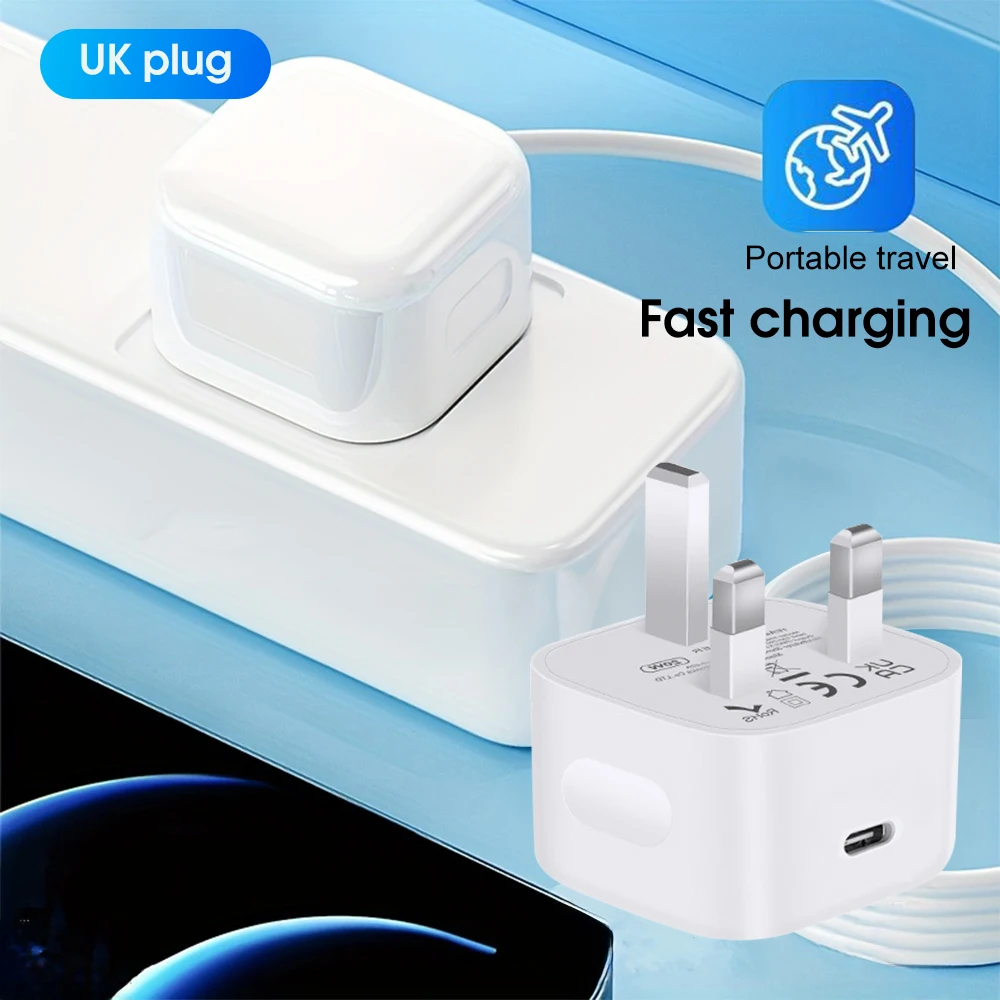 PD 20W Adapter Fast Charger Cable For iPhone 14 13 12 11 XS Pro Max 7 8 6 Plus XR Type C Cable USB Data Cord Phone Accessories thumbnail 3
