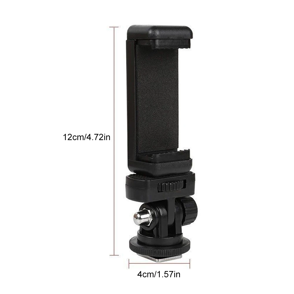 Phone Holder 360° Rotation Camera Hot Shoe Phone Holder Monitor Flexible Tripod Adapter for Canon Nikon Sony DSLR Camera thumbnail 6