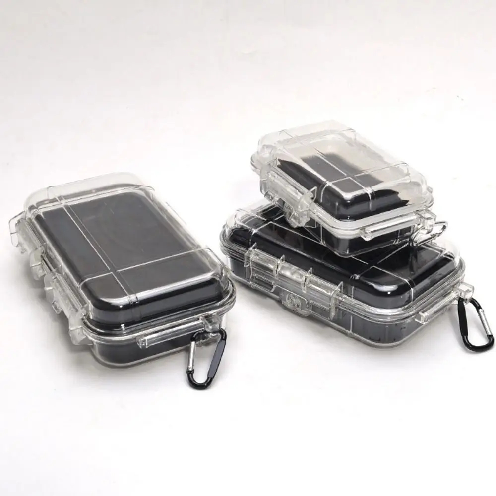 Durable ABS Camping Box Shockproof Transparent Sealed Storage Box Equipment Dry Box Professional Waterproof Toolbox thumbnail 2