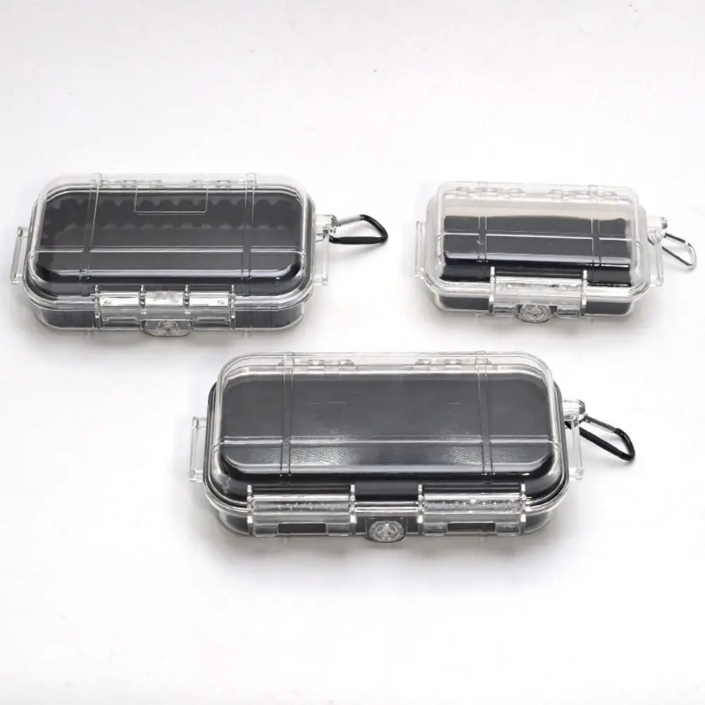 Durable ABS Camping Box Shockproof Transparent Sealed Storage Box Equipment Dry Box Professional Waterproof Toolbox thumbnail 3
