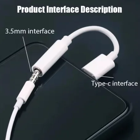 USB Type C To 3.5 Jack Earphone Adapter USB-C 3 5mm Audio Cable Converter For IPhone 15 15 Pro MAX Samsung Galaxy Huawei Xiaomi thumbnail 4