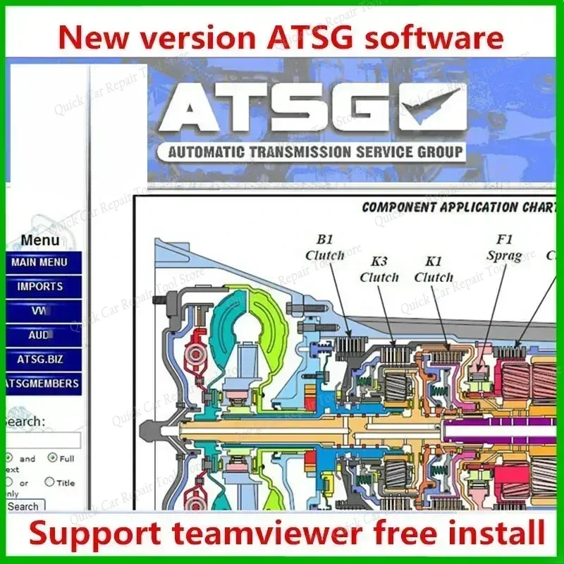ATSG 2017 software Automatic Transmissions Service Group Repair Manual Diagnostics Automotive Tool Unit Failure Detection thumbnail 2