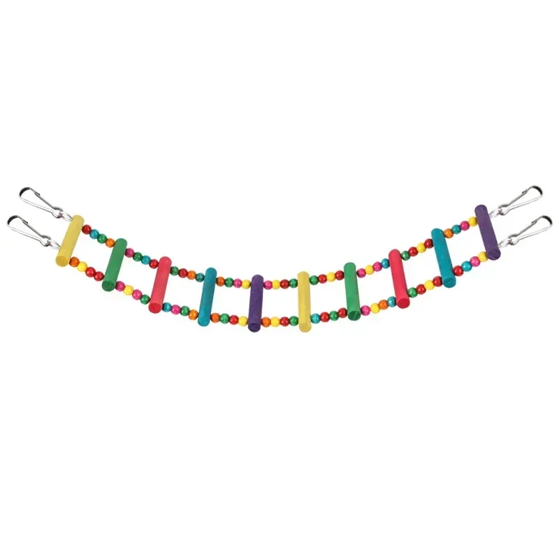 Bird Parrot Toys Hanging Ladders Hammock Swing Toy Pet Bird Cage Accessories thumbnail 6