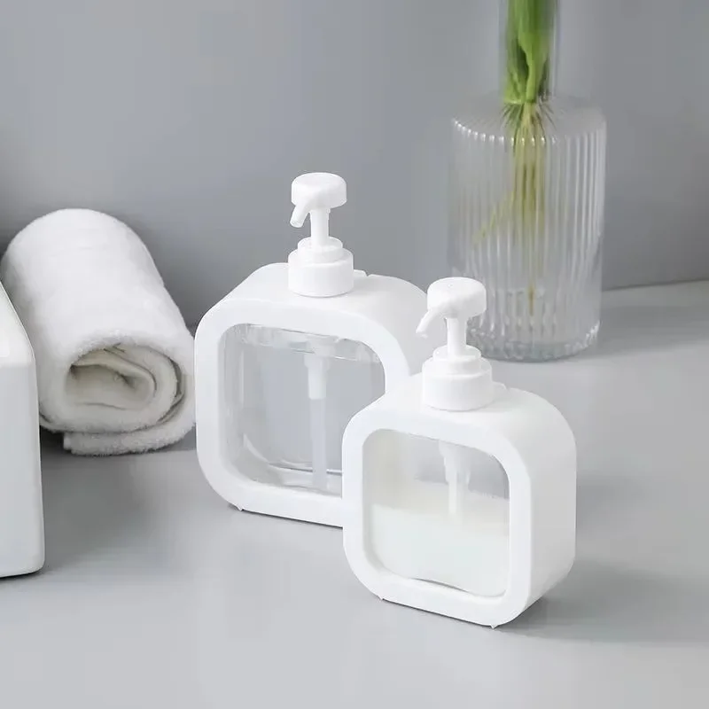 Push Type Dispensing Bottle Portable Soap Dispensers Bathroom Lotion Shampoo Shower Gel Bottle Travel Dispenser thumbnail 3
