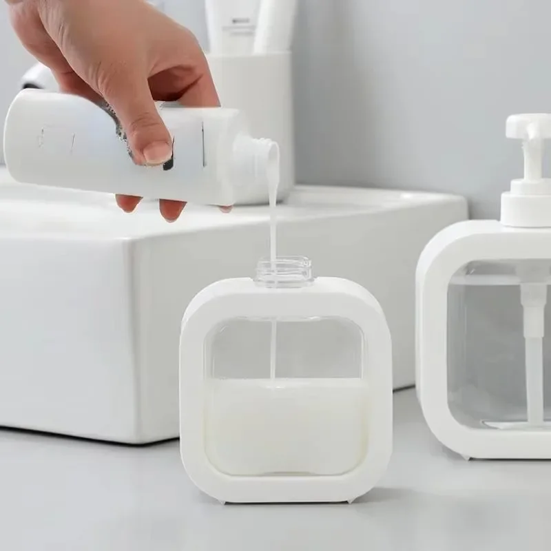 Push Type Dispensing Bottle Portable Soap Dispensers Bathroom Lotion Shampoo Shower Gel Bottle Travel Dispenser thumbnail 2