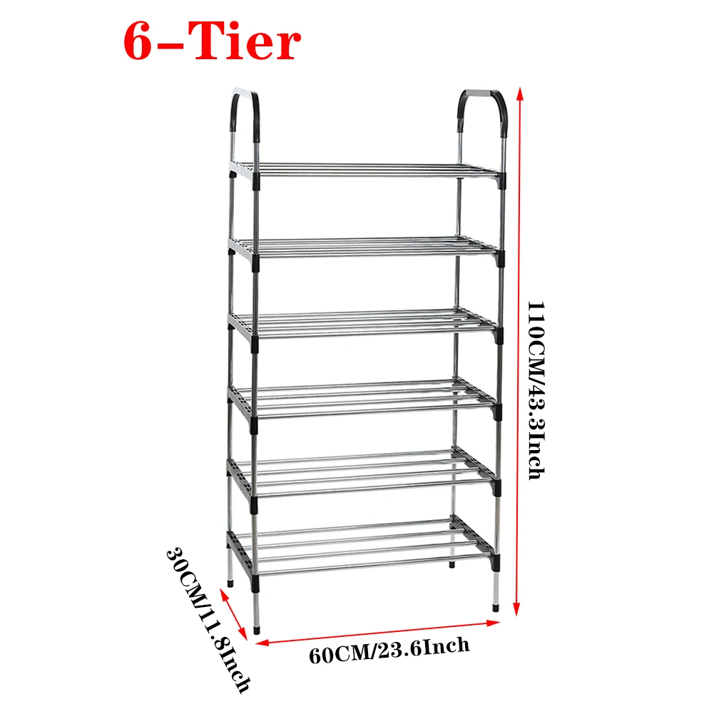 Multi-layer simple shoe rack entrance door storage rack household shoe rack can be stacked to save space shoe rack thumbnail 6
