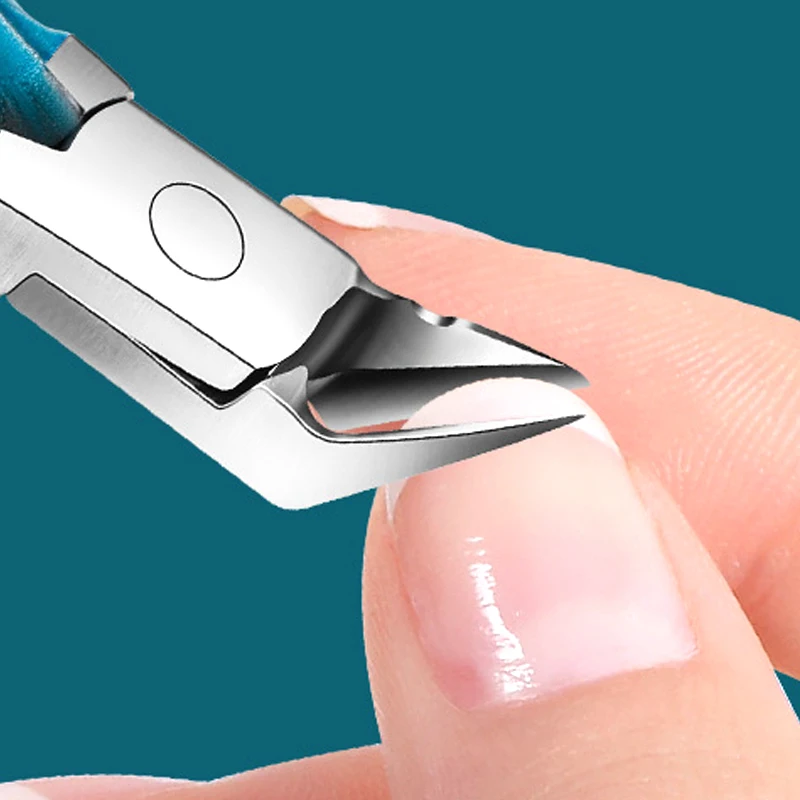Stainless Steel Toenail Clipper Straight Blade for Ingrown & Thick Nails Sharp Pointed Tip Ingrown Nail Clipper Manicure Tools thumbnail 3