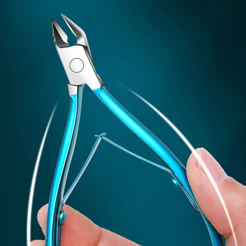 Stainless Steel Toenail Clipper Straight Blade for Ingrown & Thick Nails Sharp Pointed Tip Ingrown Nail Clipper Manicure Tools thumbnail 4