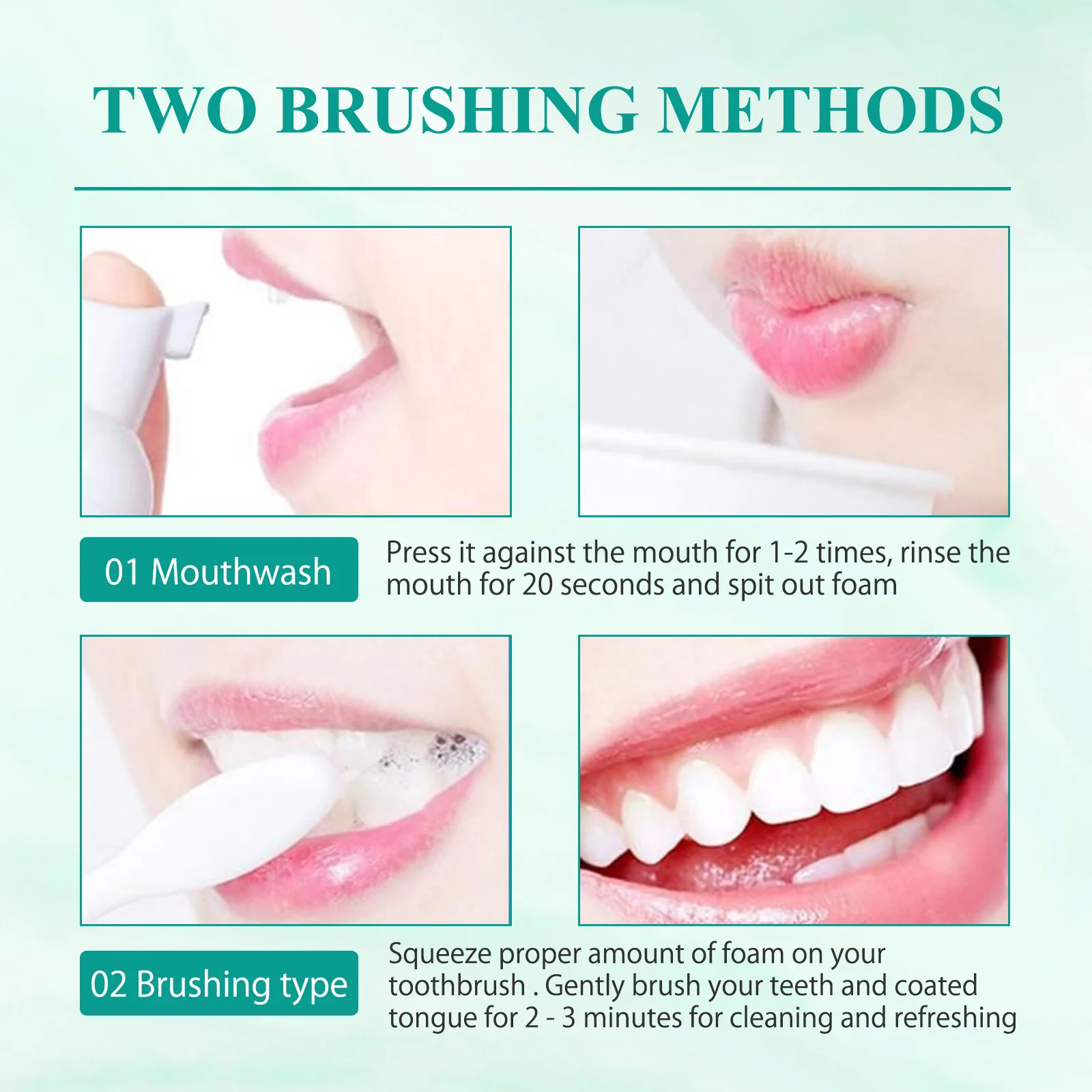 Whitening Foam Toothpaste Cleansing Prevent Cavities Remove Plaque Protect Gum Oral Health Freshen Breath Teeth Repairing Mousse thumbnail 6